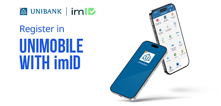It is now possible to register in Unibank’s mobile application through imID as well